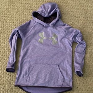 Underarmor lightweight girls hoodie size large